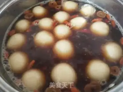 Make ♪ ♪ The potion red sugar rice round soup ♪ step 5
