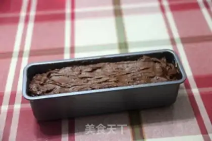 Make Chocolate and a pound cake step 6
