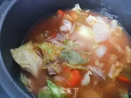 Make Simple borscht step 5
