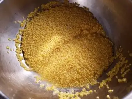 Make Apple rice porridge step 0