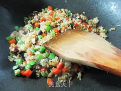 Make Sphinx four seasoned bean fried rice step 6