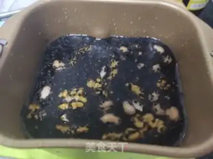 Make Three black porridges step 3