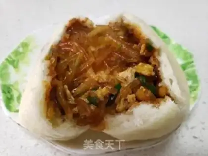 Make A white radish egg bag step 17