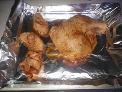 Make A duck-legged chicken wing in Orleans step 11