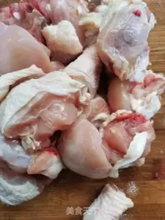 Make Rice powdered chicken step 1