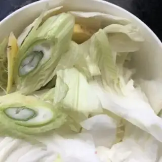 Make Pickle cabbage and yellowfish step 3