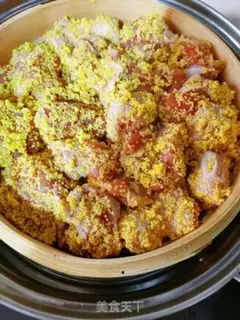 Make Rice powdered chicken step 6