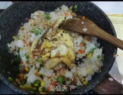 Make Egg fried rice step 6