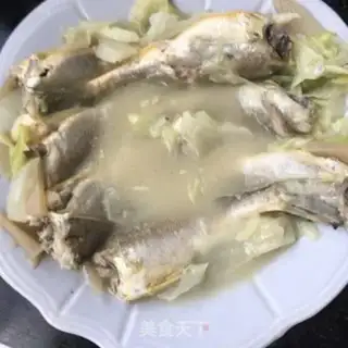 Make Pickle cabbage and yellowfish step 10