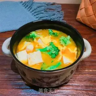 Make Bean tofu egg soup step 8