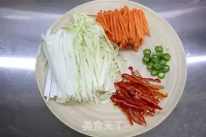 Make Gold soup, fat cow cabbage step 1