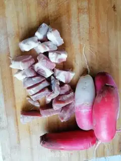 Make Radish meat step 0