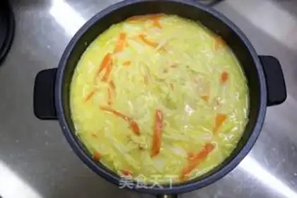 Make Gold soup, fat cow cabbage step 7