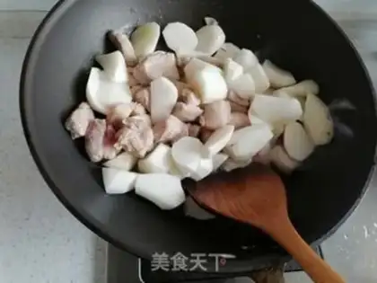 Make Radish meat step 5