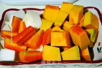 Make Potato stew pumpkin step 1
