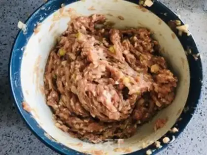 Make Big meat bun step 11
