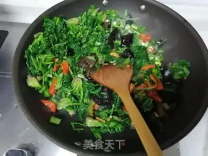 Make Wood and spinach step 2