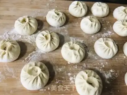 Make Big meat bun step 20