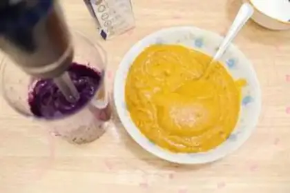 Make Pumpkin potato buns step 1