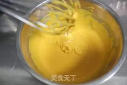 Make Pumpkin mackerel cake step 5
