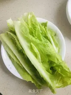Make Steamed fish oil, lettuce step 1