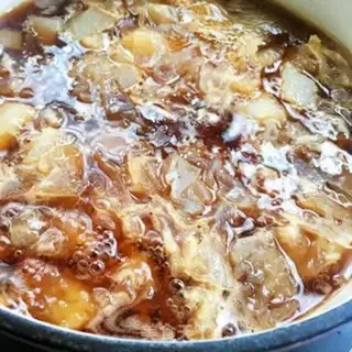 Make Cream sugar and silver pear step 8
