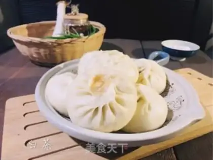 Make Big meat bun step 24