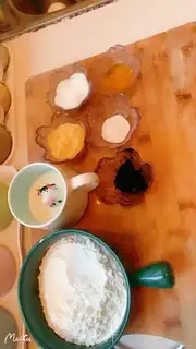 Make Flower buns step 0