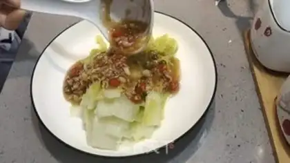 Make Garlic doll food step 9