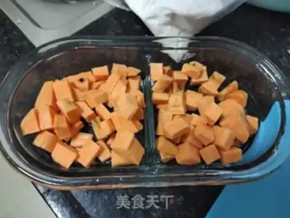 Make Potato pudding step 1