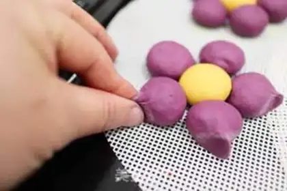 Make Pumpkin potato buns step 15