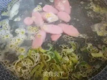 Make Vegetable egg soup step 3