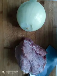 Make Onion pork buns step 0