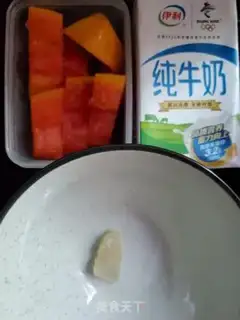 Make Ice melon milk step 0