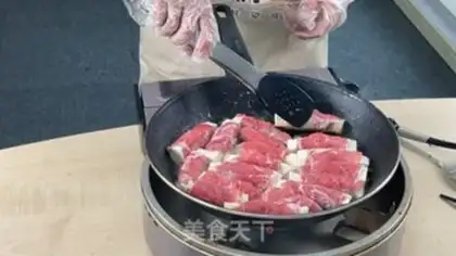 Make Lamb roll tofu step 4