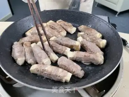 Make Lamb roll tofu step 6