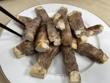 Make Lamb roll tofu step 8