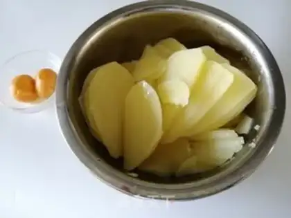 Make Salted yogurt chips step 3