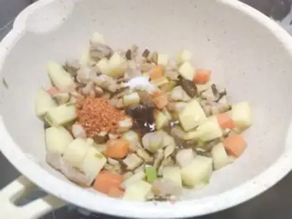 Make Hot potato chicken step 6