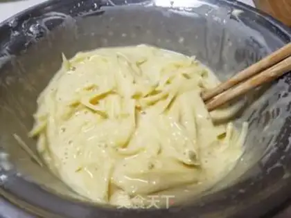 Make Potato pancakes step 2