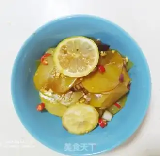 Make Spicy lemon potato chips step 6