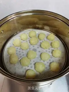 Make Steam crystal potatoballs step 14