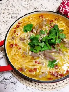 Make Sour soup, fat cow step 12