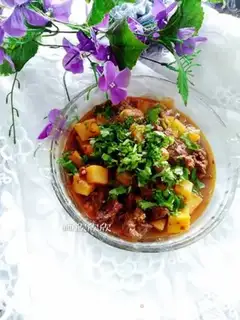 Make A fragrance of potato stew step 8