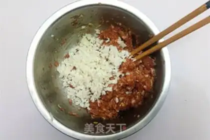Make Chicken bean roll step 3