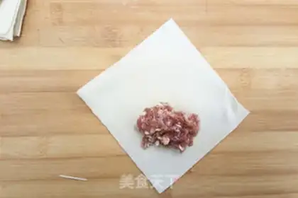 Make Chicken bean roll step 5