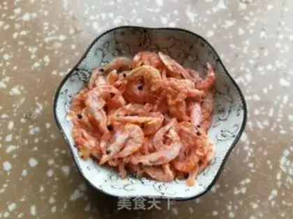 Make Shrimp and green step 1
