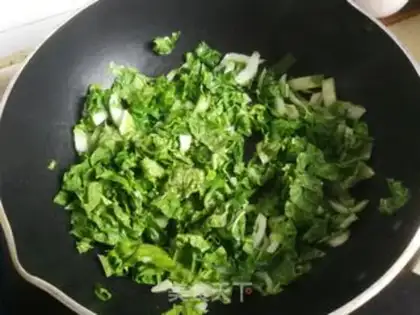 Make Shrimp and green step 2