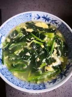 Make Spinach omelet soup step 5