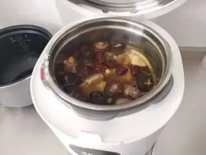 Make Frozen chicken chowder step 8